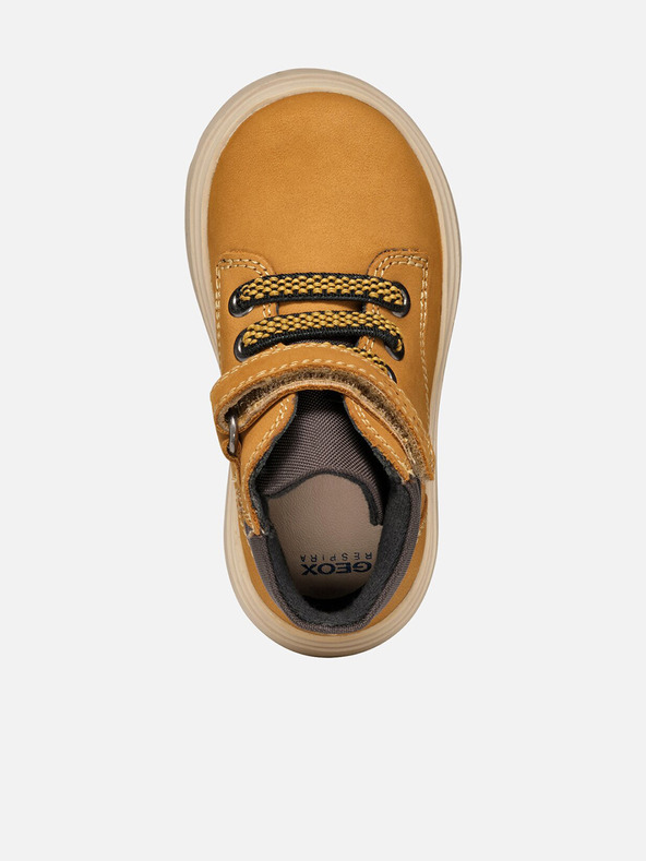 Geox Žlté chlapčenské členkové topánky Geox Kiddartah