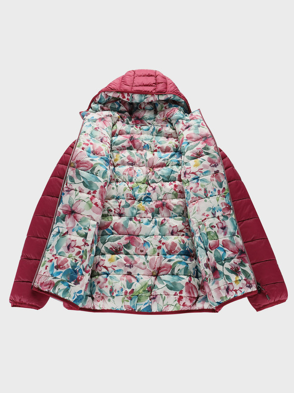 ALPINE PRO Fialová a ružová dámska obojstranná bunda Hi-Therm Alpine Pro Eroma