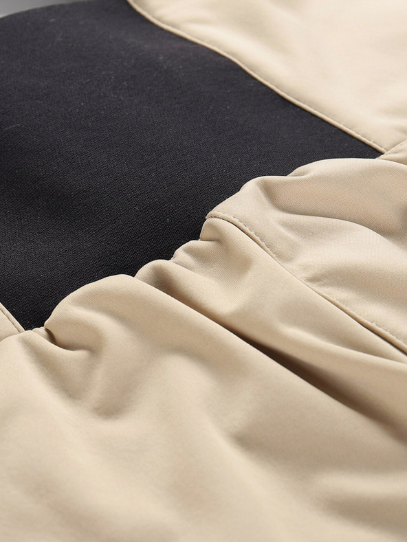 ALPINE PRO Dámske lyžiarske softshellové nohavice s membránou ALPINE PRO GERANA white pepper