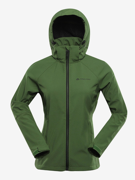 ALPINE PRO Zelená dámska softshellová bunda s membránou Alpine Pro Hoora