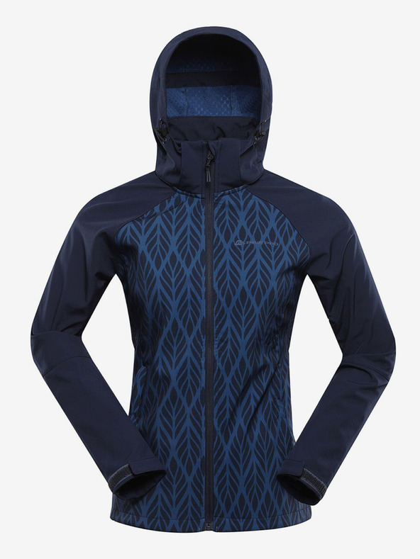 ALPINE PRO Modrá dámska softshellová bunda s membránou Alpine Pro Hoora