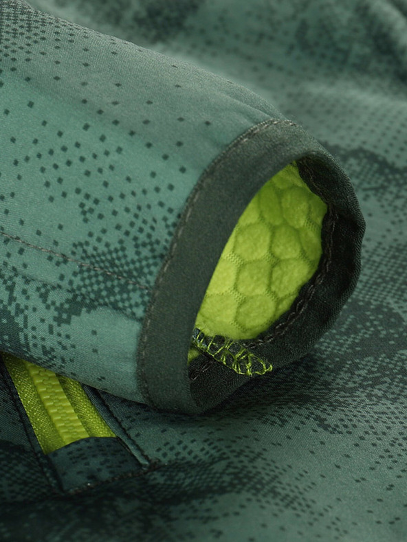 ALPINE PRO Zelená detská softshellová bunda s membránou Alpine Pro Ezoro