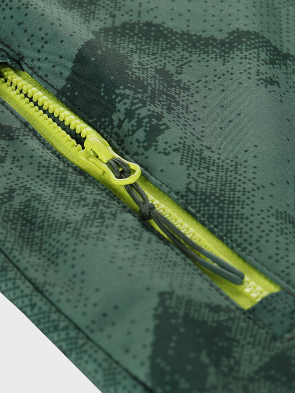 ALPINE PRO Zelená detská softshellová bunda s membránou Alpine Pro Ezoro