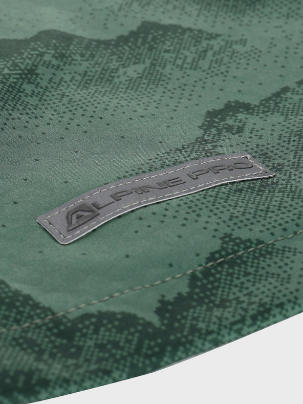 ALPINE PRO Zelená detská softshellová bunda s membránou Alpine Pro Ezoro