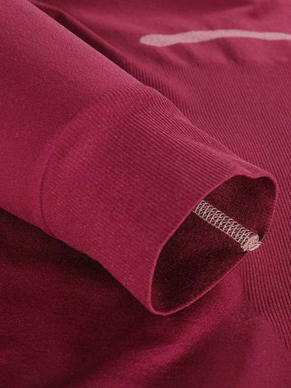 ALPINE PRO Tmavo ružové dámske funkčné prádlo - tričko Alpine Pro Seama