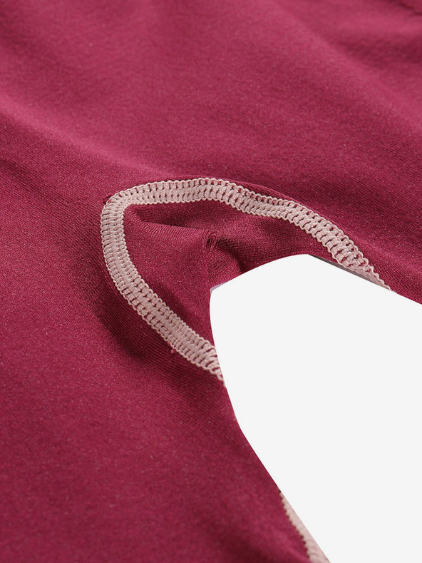 ALPINE PRO Tmavo ružové dámske funkčné prádlo - nohavice Alpine Pro Lessa