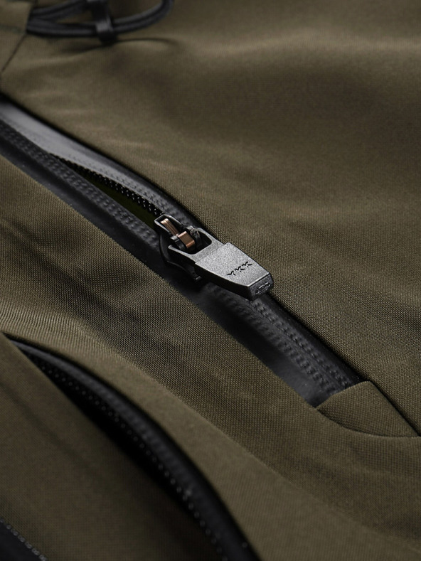 ALPINE PRO Tmavozelená dámska softshellová bunda s membránou Alpine Pro Jerda