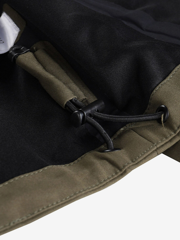 ALPINE PRO Tmavozelená dámska softshellová bunda s membránou Alpine Pro Jerda