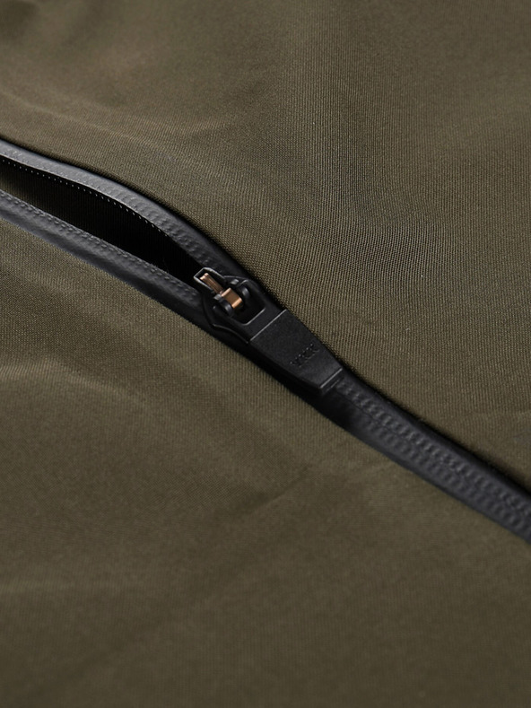 ALPINE PRO Tmavozelená dámska softshellová bunda s membránou Alpine Pro Jerda