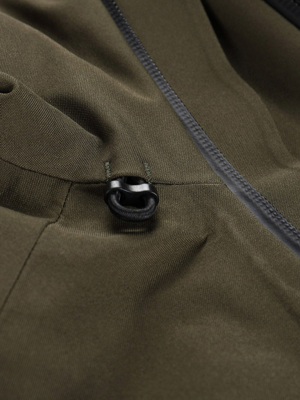 ALPINE PRO Tmavozelená dámska softshellová bunda s membránou Alpine Pro Jerda