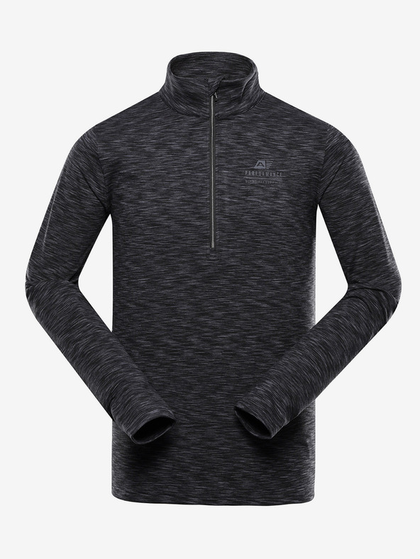 ALPINE PRO Pánsky rýchloschnúci sveter ALPINE PRO QAD black