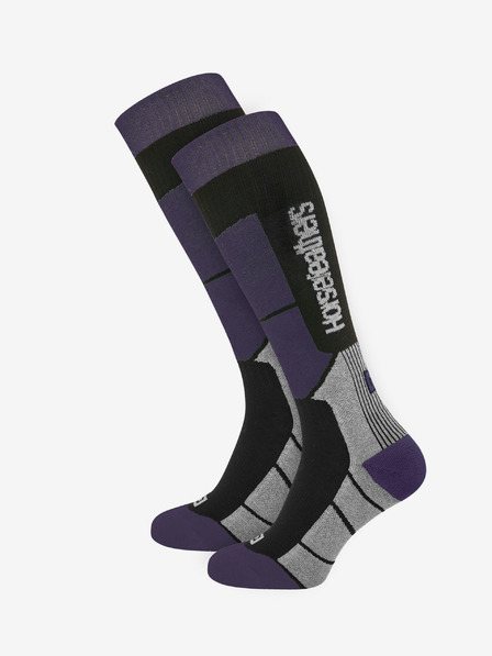 Horsefeathers Ponožky na snowboard Totia Thermolite - grape veľkosť 5 - 7 HORSEFEATHERS