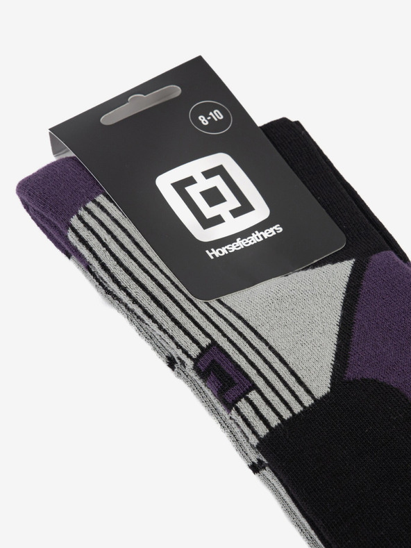 Horsefeathers Ponožky na snowboard Totia Thermolite - grape veľkosť 5 - 7 HORSEFEATHERS