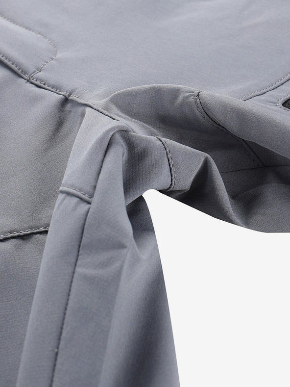 ALPINE PRO Pánske softshellové kraťasy ALPINE PRO BAK smoked pearl