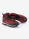 ALPINE PRO Outdoorová obuv s membránou ptx ALPINE PRO NEVISE granátové jablko