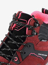 ALPINE PRO Outdoorová obuv s membránou ptx ALPINE PRO NEVISE granátové jablko