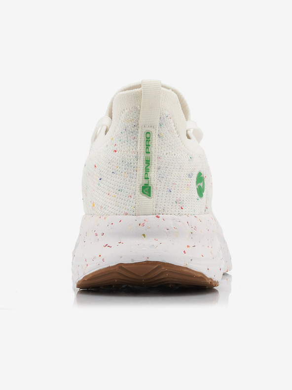 ALPINE PRO Unisex mestská obuv ALPINE PRO HUNE biela