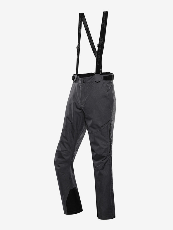 ALPINE PRO Pánske lyžiarske nohavice s membránou ptx ALPINE PRO OSAG black variant pa