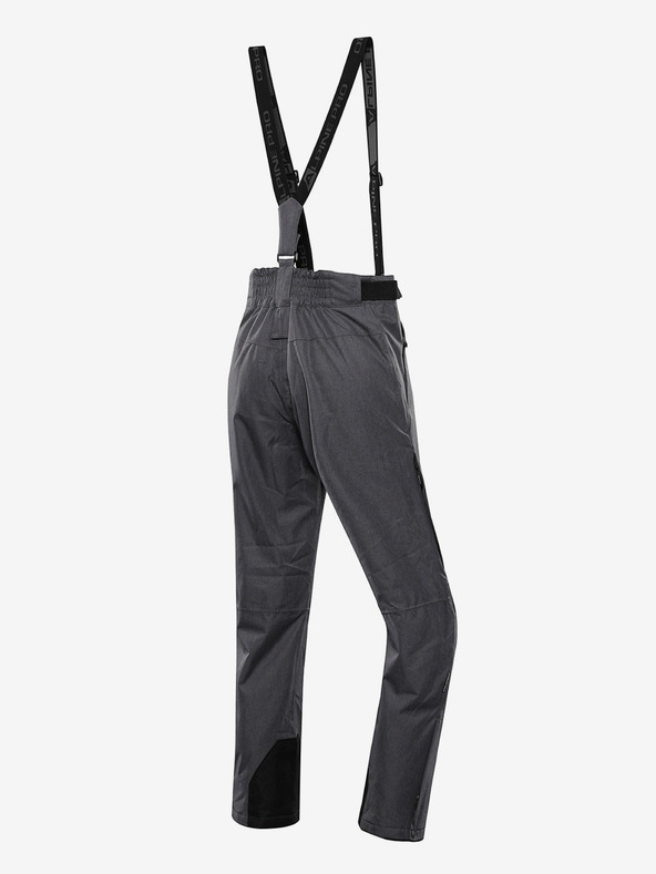 ALPINE PRO Pánske lyžiarske nohavice s membránou ptx ALPINE PRO OSAG black variant pa