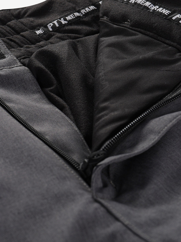 ALPINE PRO Pánske lyžiarske nohavice s membránou ptx ALPINE PRO OSAG black variant pa