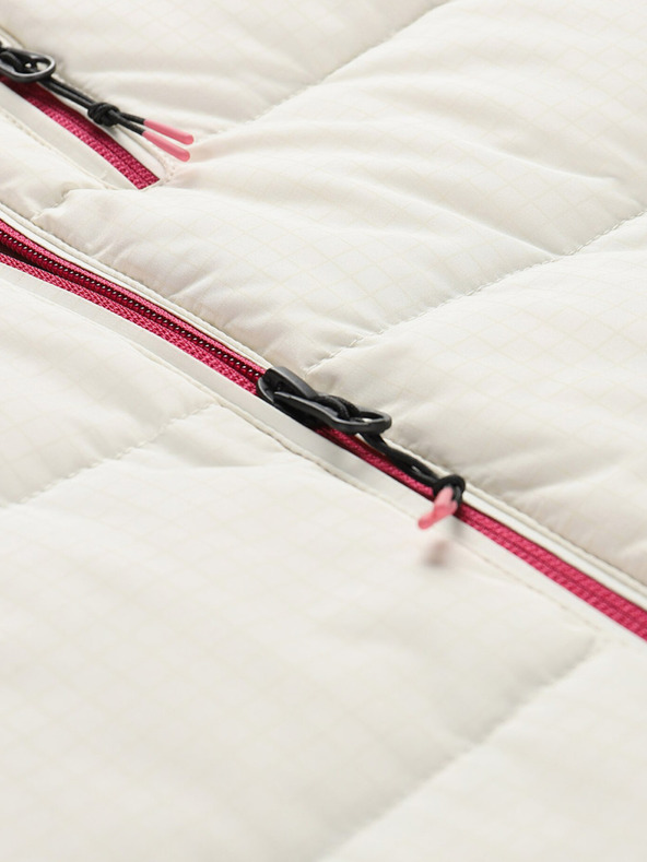 ALPINE PRO Dámska páperová lyžiarska bunda s membránou ptx ALPINE PRO FERERA creme