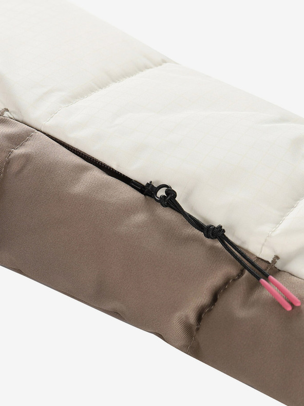 ALPINE PRO Dámska páperová lyžiarska bunda s membránou ptx ALPINE PRO FERERA creme