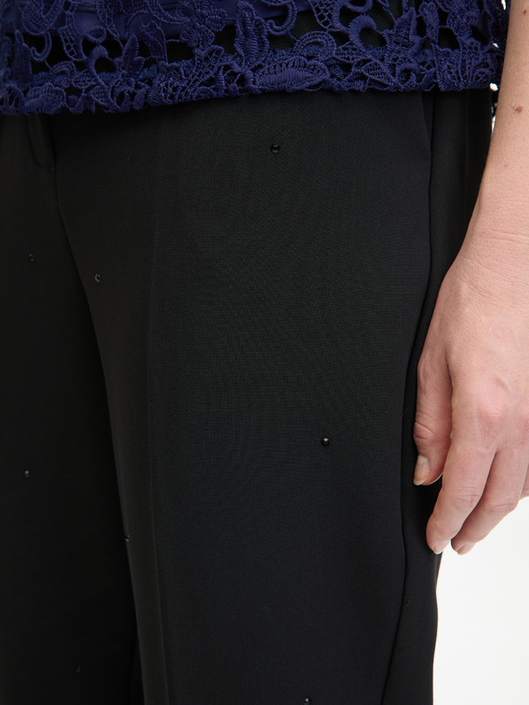 Orsay Čierne dámske nohavice ORSAY