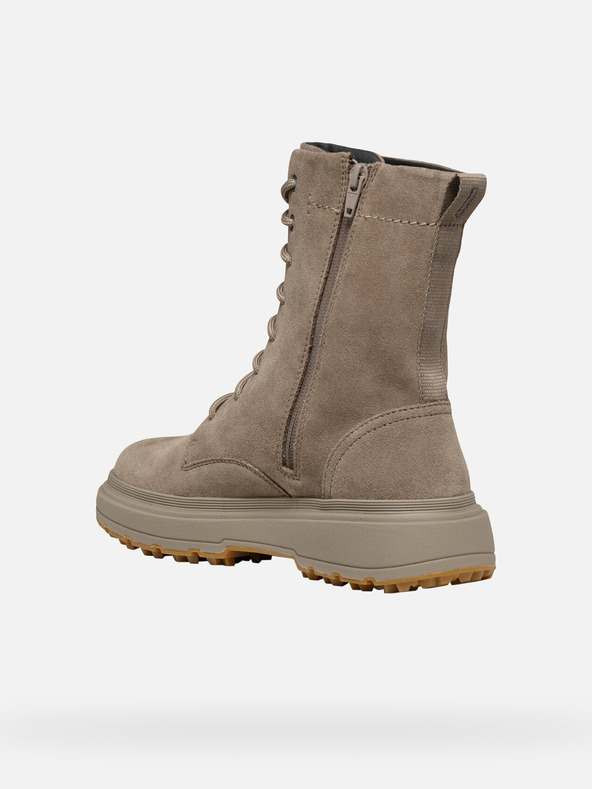 Geox Béžová dámska členková obuv Geox Lamidie + Grip Abx