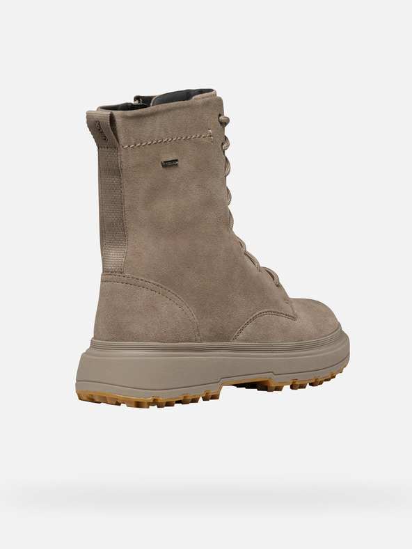 Geox Béžová dámska členková obuv Geox Lamidie + Grip Abx