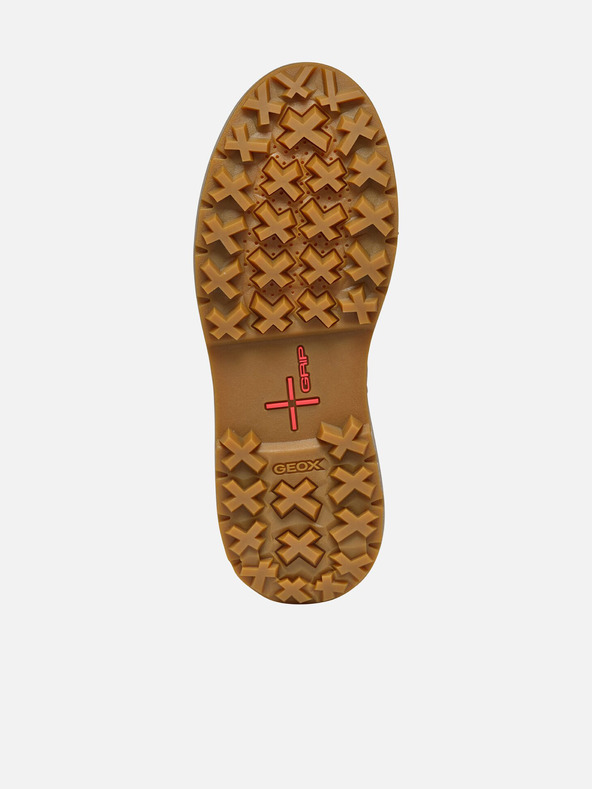 Geox Béžová dámska členková obuv Geox Lamidie + Grip Abx