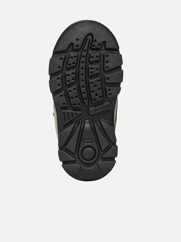 Geox Hnedé chlapčenské zimné topánky Geox Flanfil B Abx