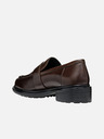 Geox Tmavohnedé dámske mokasíny Geox Walk Pleasure