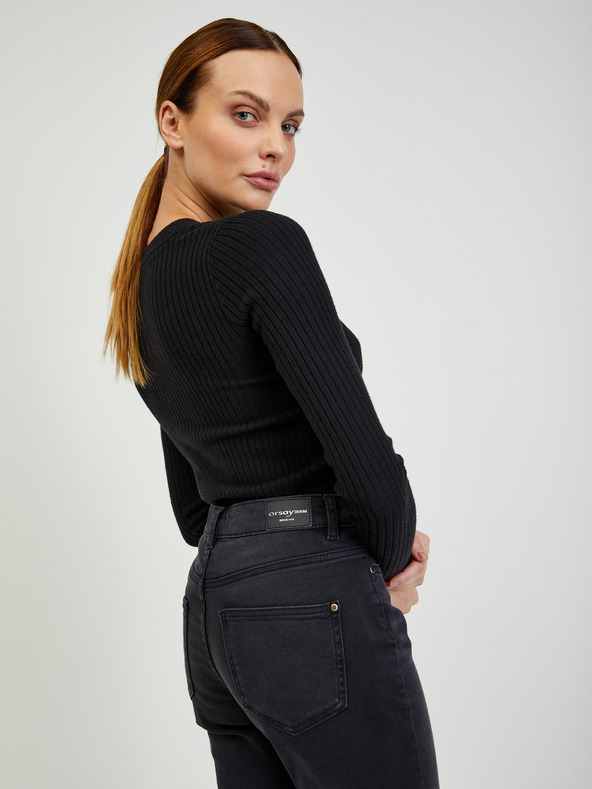 Orsay Čierne dámske skinny fit džínsy ORSAY