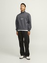 Jack & Jones Šedá pánska mikina Jack & Jones na zips
