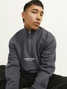 Jack & Jones Šedá pánska mikina Jack & Jones na zips