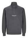 Jack & Jones Šedá pánska mikina Jack & Jones na zips
