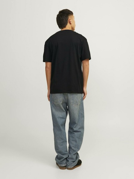 Jack & Jones Čierna pánska košeľa Jack & Jones Seven