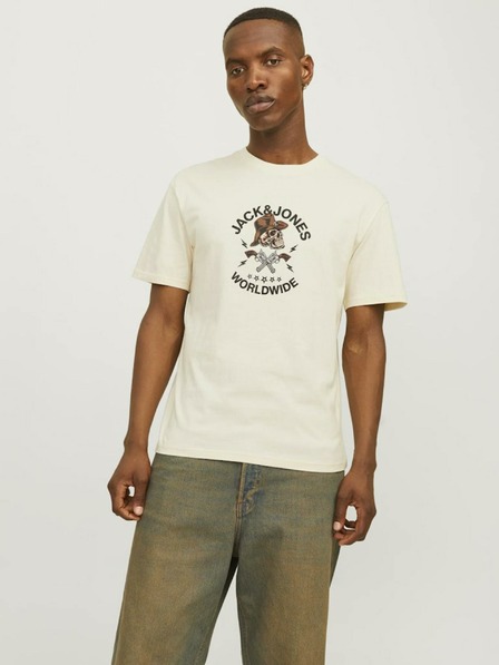 Jack & Jones Jack & Jones Seven Cream Pánske tričko