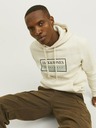 Jack & Jones Krémová pánska mikina Jack & Jones Frederik