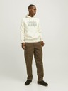 Jack & Jones Krémová pánska mikina Jack & Jones Frederik