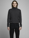 Jack & Jones Šedý základný rolák Jack & Jones Emil