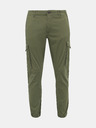 Jack & Jones Zelené pánske nohavice Jack & Jones Paul