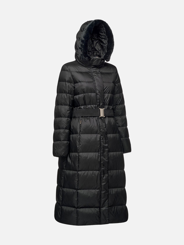 Geox Čierna dámska páperová bunda Geox Pheby