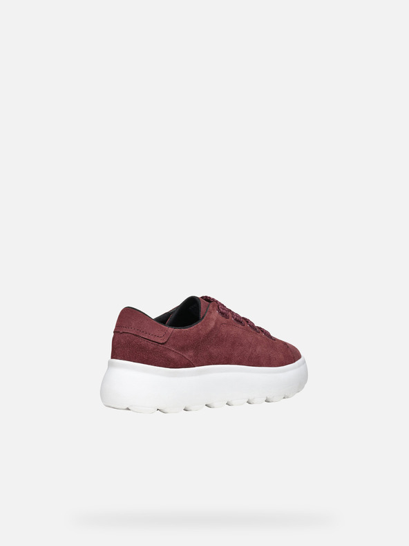 Geox Bordové dámske tenisky Geox Spherica EC4.1