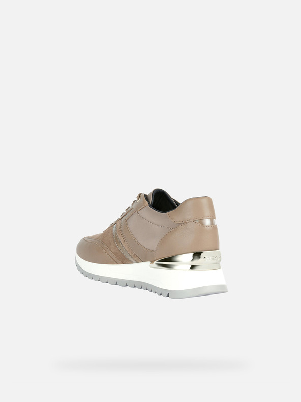 Geox Hnedé dámske tenisky Geox Desya