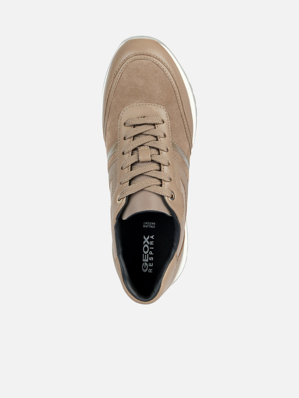 Geox Hnedé dámske tenisky Geox Desya