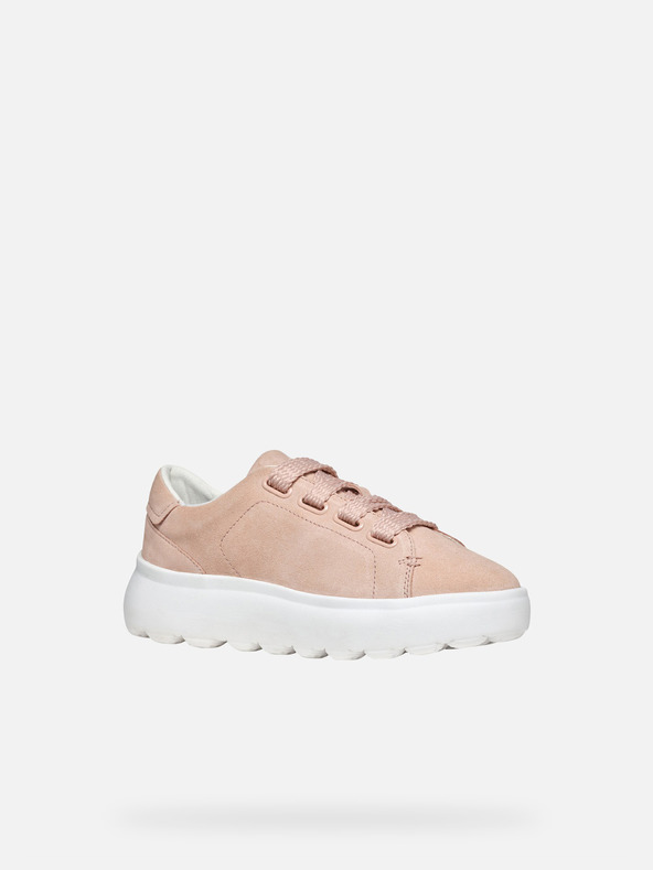 Geox Krémové dámske tenisky Geox Spherica EC4.1