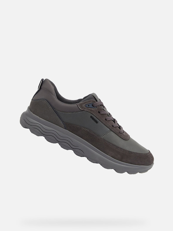 Geox Sivé pánske tenisky Geox Spherica