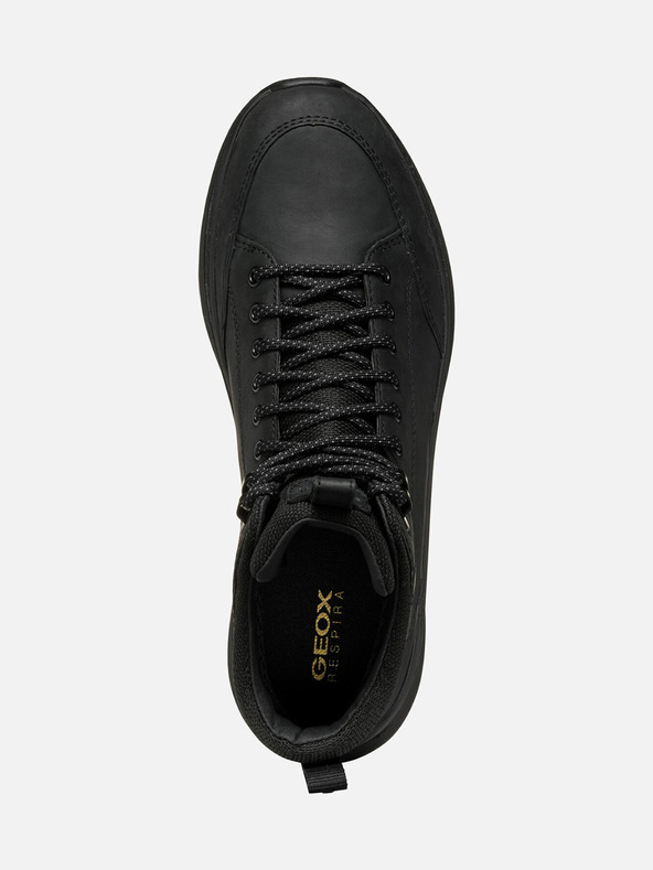 Geox Čierne pánske členkové topánky Geox Spherica Actif X2