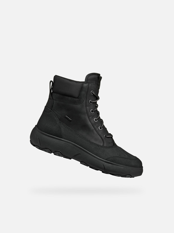 Geox Čierne pánske členkové topánky Geox Nebula + Grip AB